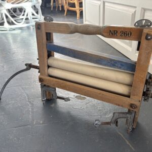 Vintage Record NR260 Hand-Crank Laundry Mangle Press