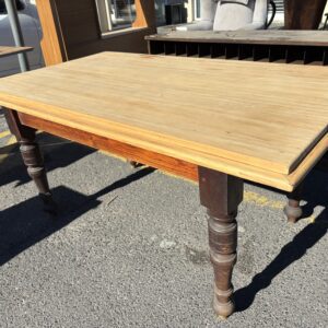 Rustic Dining Table with Yellowwood Top - Ready to be Upcycled!