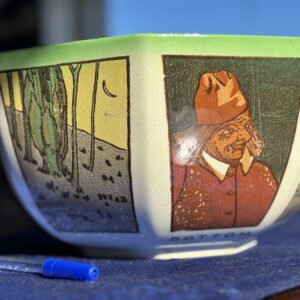 Royal Doulton Large Octagonal Art Pottery Bowl