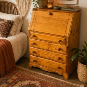 Pine Writing Bureau Desk